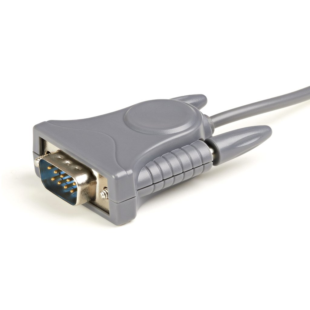 StarTech.com 3ft (91cm) 1-Port USB to Serial Cable, DB9/DB25 RS232 to USB Converter, Prolific, USB to Serial Adapter - Image 2