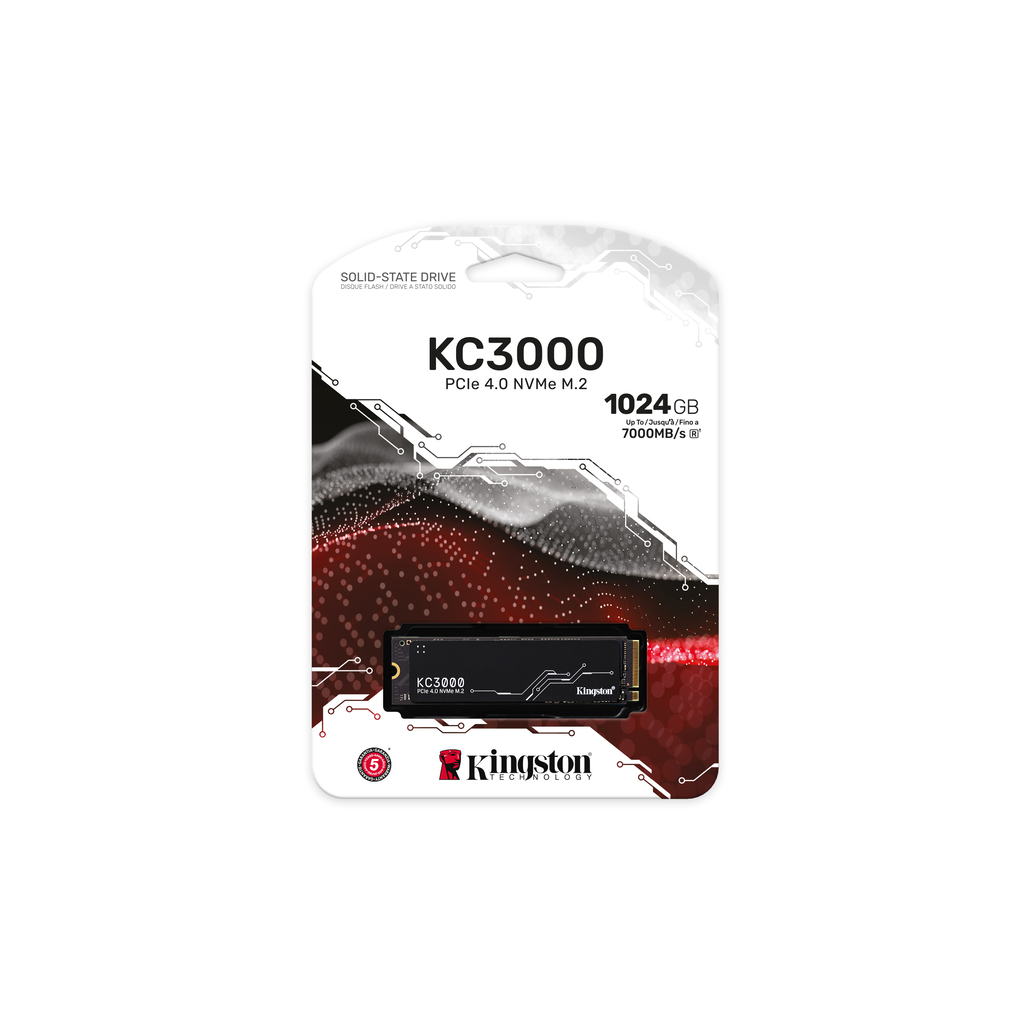 Kingston Technology 1024G KC3000 M.2 2280 NVMe SSD - Image 4