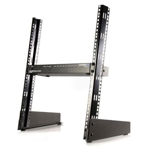 StarTech.com 2-Post 12U Desktop Server Rack, Small Open Frame 19in Computer Rack, Compact Network Rack for AV / Studio / Data / - Image 7