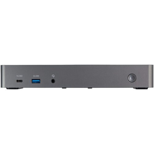 StarTech.com USB-C & USB-A Dock - Hybrid Universal Triple Monitor Laptop Docking Station DisplayPort & HDMI 4K 60Hz - 85W Power - Image 4