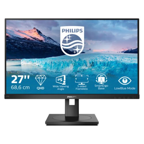Philips S Line 275S1AE/00 LED display 68.6 cm (27") 2560 x 1440 pixels 2K Ultra HD LCD Black - Image 2