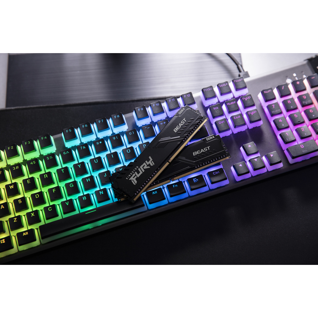 Kingston Technology FURY Beast 128GB 3200MT/s DDR4 CL16 DIMM (Kit of 4) Black - Image 8