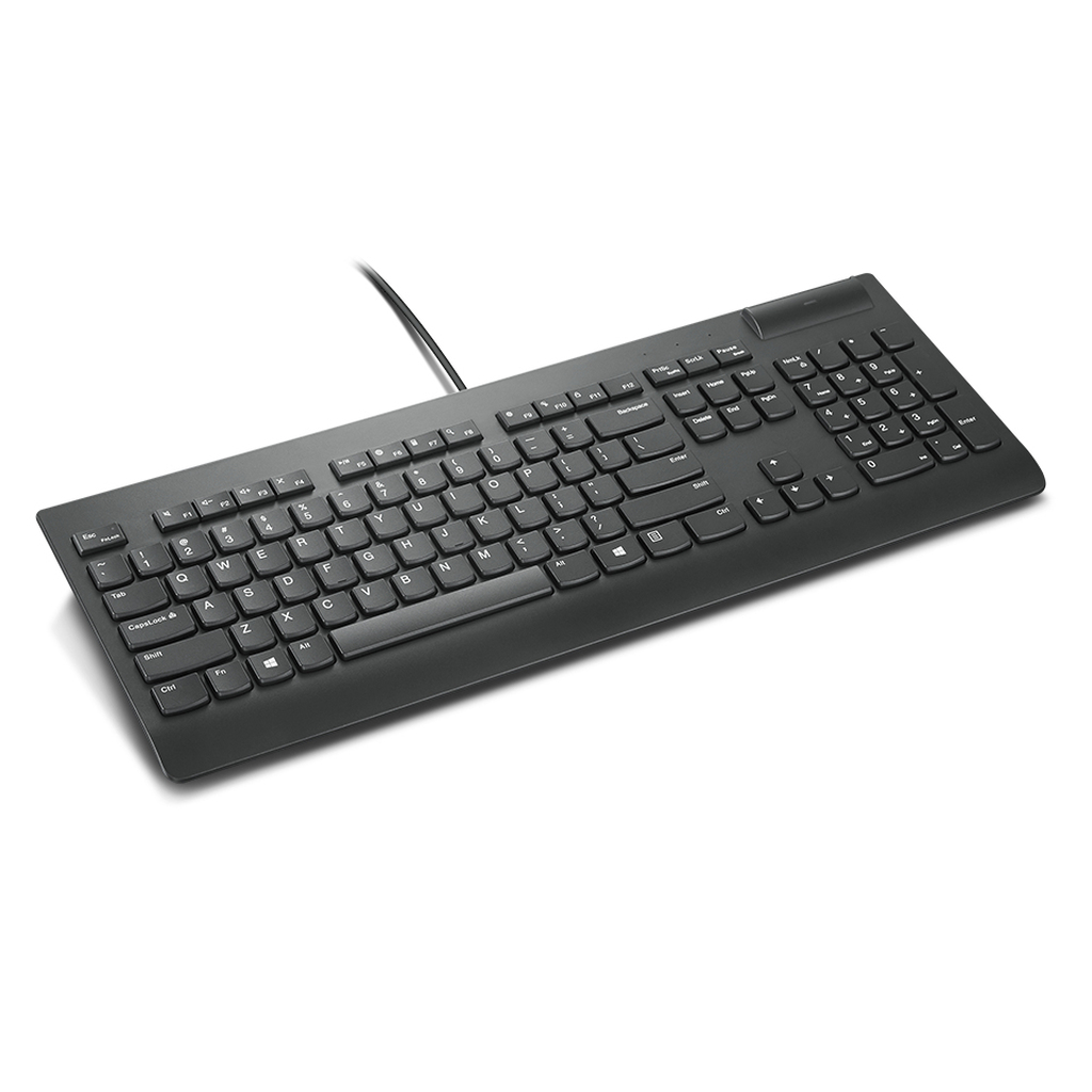 Lenovo 4Y41B69364 keyboard Office USB Belgian, UK English Black