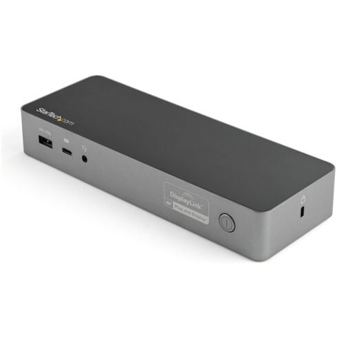 StarTech.com Universal Laptop Docking Station, Hybrid USB-C & USB-A Dock, Dual 4K DP & HDMI, 100W PD, Mac / Windows / Chrome OS - Image 2