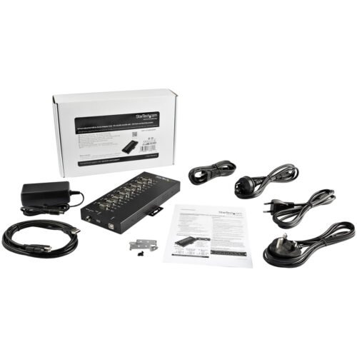 StarTech.com 8 Port Serial Hub USB to RS232/RS485/RS422 Adapter - Industrial USB 2.0 to DB9 Serial Converter Hub - IP30 Rated - - Image 5