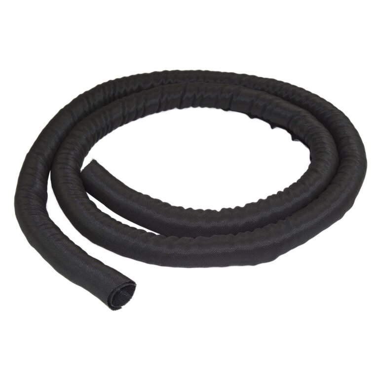 StarTech.com 6.5' (2m) Cable Management Sleeve - Flexible Coiled Cable Wrap - 1.0-1.5" dia. Expandable Sleeve - Polyester Cord