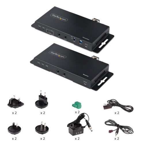 StarTech.com 4K HDMI over Fiber Extender Kit, 4K 60Hz up to 3300ft/1km (Single Mode) or 1000ft/300m (Multimode) LC Fiber Optic, - Image 7