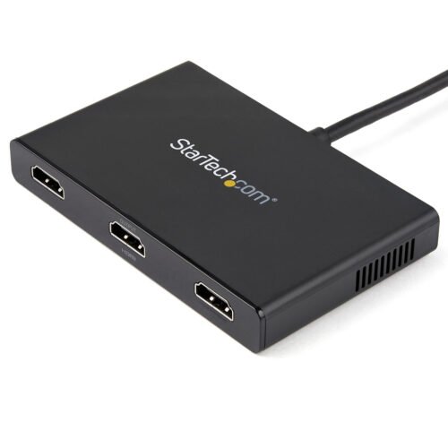 StarTech.com 3-Port Multi Monitor Adapter - Mini DisplayPort to HDMI MST Hub - Triple 1080p or Dual 4K 30Hz - Video Splitter fo - Image 3