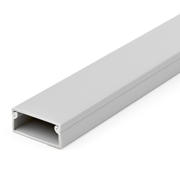 StarTech.com Solid Cable Management Raceway with Cover, 38mm(1-1/2")W x 16mm(5/8")H - 2m(6.5ft) length, Single Channel PVC Netw