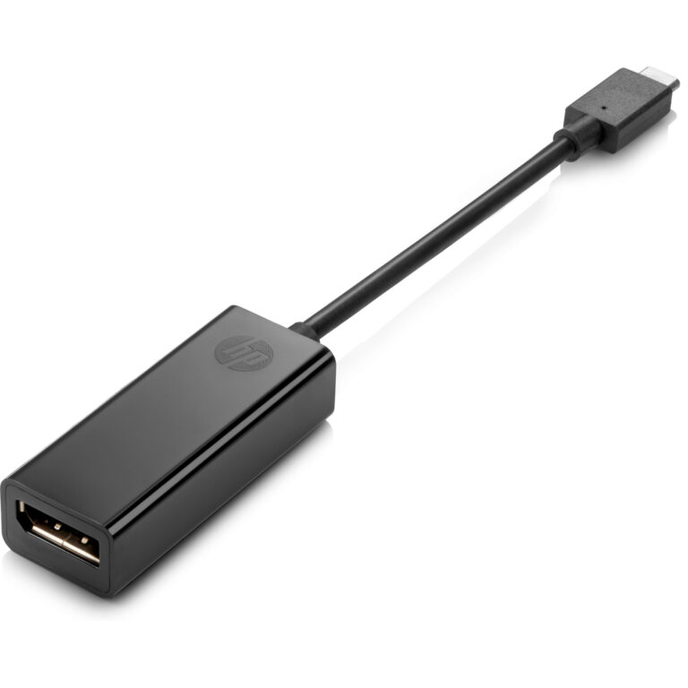 HP USB-C to DP Adapter USB graphics adapter Black