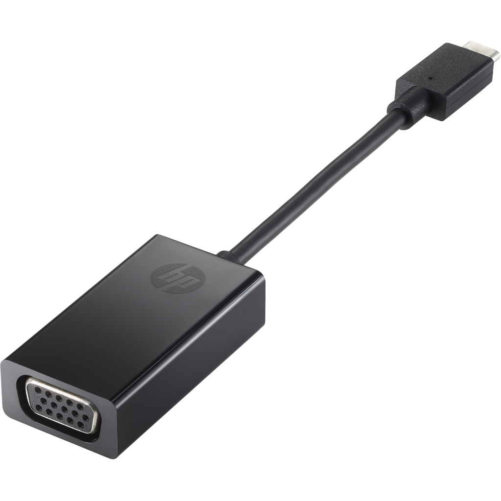HP USB-C to VGA Adapter USB graphics adapter Black