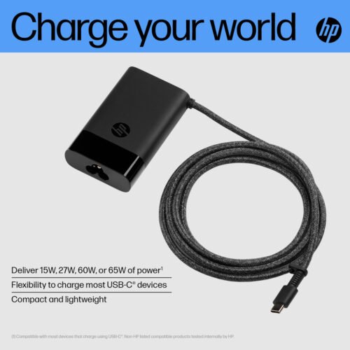 HP 65W USB-C Laptop Charger - Image 4