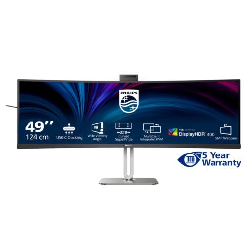 Philips 5000 series 49B2U5900CH/00 LED display 124 cm (48.8") 5120 x 1440 pixels Dual QHD LCD Black - Image 3