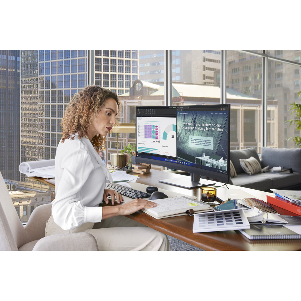 HP Series 7 Pro 39.7 inch 5K2K Conferencing Monitor-740pm - Image 8