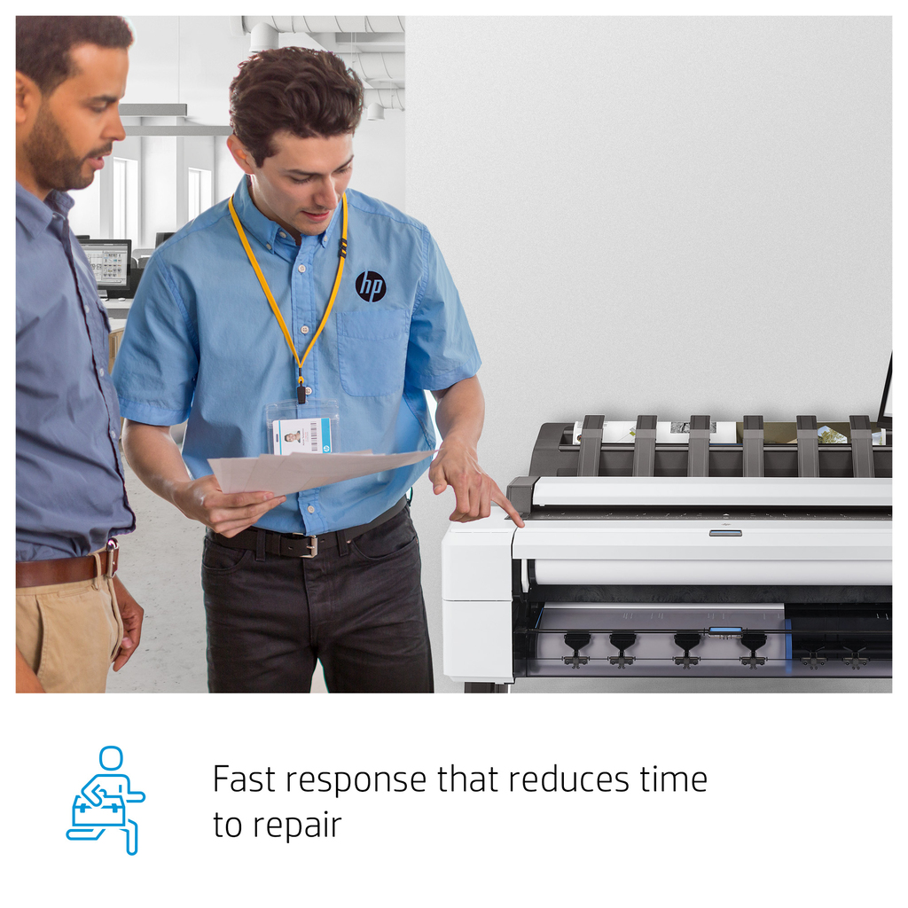HP 2 year Post Warranty Next Business Day Onsite Hardware Support for DesignJet T830-24 MFP - Image 5