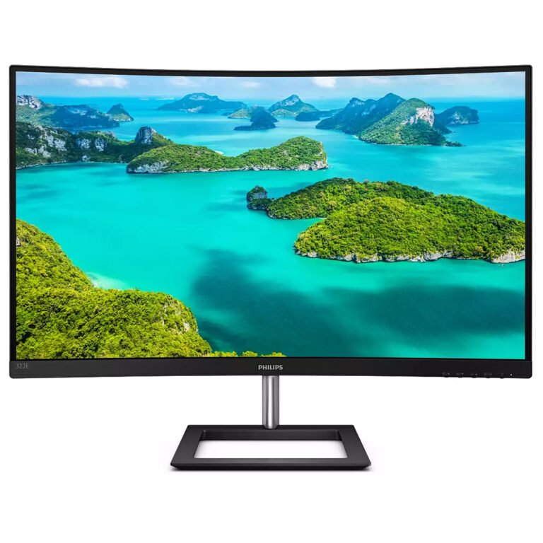 Philips E Line 322E1C/00 LED display 80 cm (31.5") 1920 x 1080 pixels Full HD LCD Black
