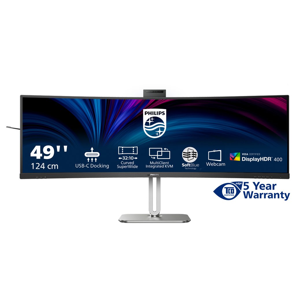 Philips 49B2U6900CH/00 computer monitor 124 cm (48.8") 5120 x 1440 pixels Dual QHD LCD Black - Image 3