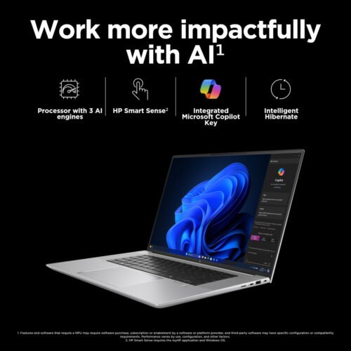 HP ZBook Studio G11 Intel Core Ultra 7 155H Mobile workstation 40.6 cm (16") WUXGA 32 GB DDR5-SDRAM 1 TB SSD NVIDIA RTX 1000 Ad - Image 8
