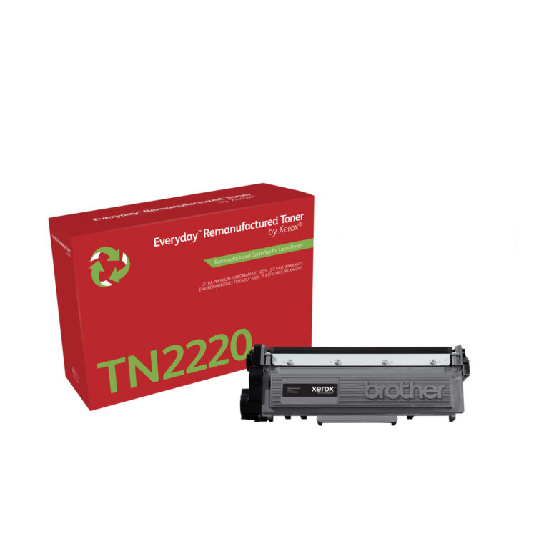 Everyday™ Mono Remanufactured Toner by Xerox compatible with Brother TN2220, High capacity