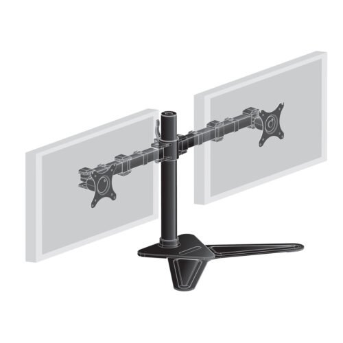 iiyama The DS1002D-B1 is a desk mount stand for two flat screens up to 30” - Image 11