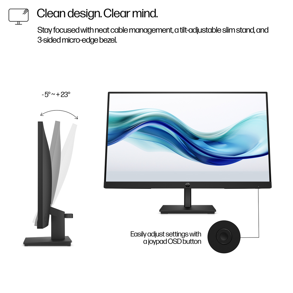 HP Series 3 Pro 23.8 inch FHD Monitor - 324pf - Image 8