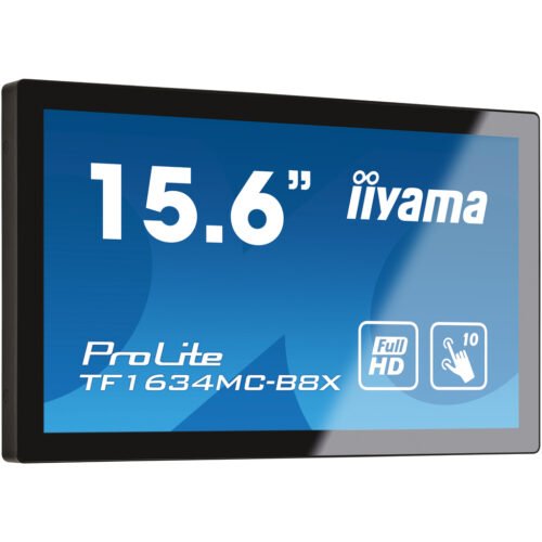 iiyama ProLite 15.6" Full HD 10 point PCAP Open Frame touchscreen featuring IPS Panel Technology and touch through glass functi