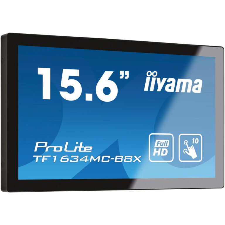 iiyama ProLite 15.6" Full HD 10 point PCAP Open Frame touchscreen featuring IPS Panel Technology and touch through glass functi