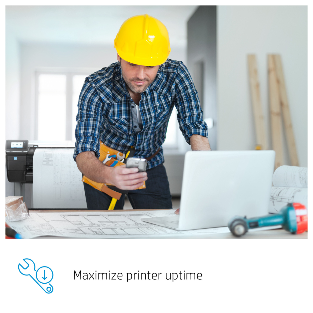 HP 2 year Post Warranty Next Business Day Onsite Hardware Support for DesignJet T830-24 MFP - Image 8