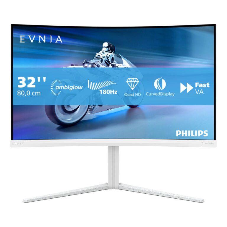 Philips Evnia 5000 32M2C5501/00 computer monitor 80 cm (31.5") 2560 x 1440 pixels Quad HD LCD White