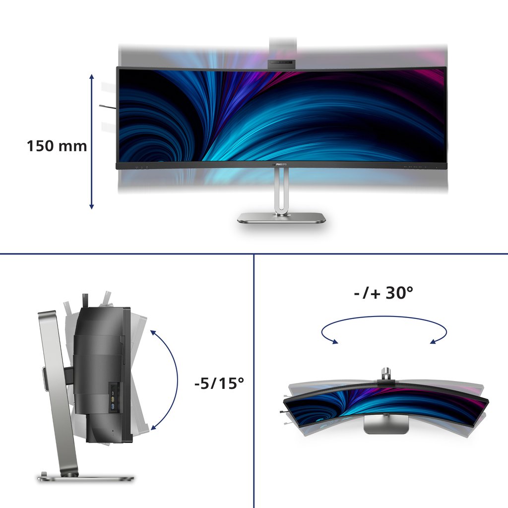 Philips 5000 series 49B2U5900CH/00 LED display 124 cm (48.8") 5120 x 1440 pixels Dual QHD LCD Black - Image 21