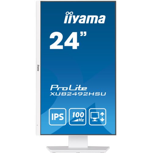 iiyama 24” IPS technology panel with 150mm height adjustable stand and 100Hz refresh rate - Image 3