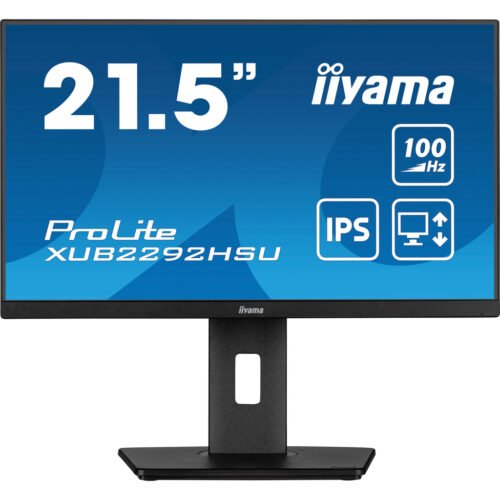 iiyama ProLite 21.5” IPS technology panel with height adjustable stand and 100Hz refresh rate - Image 2