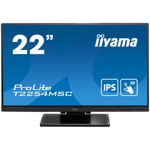 iiyama ProLite 21.5” P-CAP 10pt touch screen featuring IPS panel technology and Anti Glare coating - Image 2