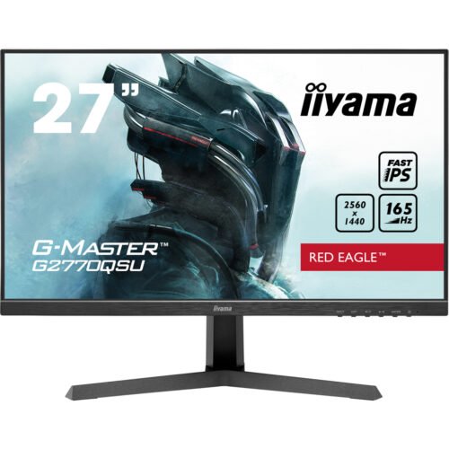 iiyama G-MASTER Unleash your full gaming potential with the Fast IPS G2770QSU Red Eagle - Image 2