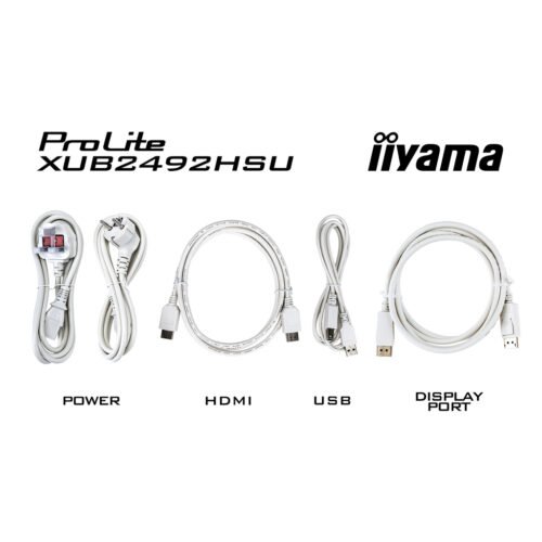 iiyama 24” IPS technology panel with 150mm height adjustable stand and 100Hz refresh rate - Image 12