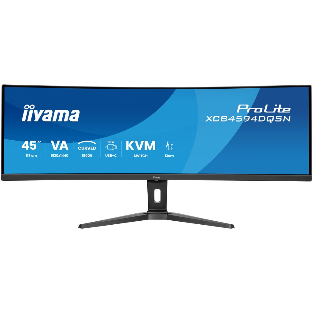iiyama G-MASTER 45"LCD Curved Bus. UWQHD computer monitor 113 cm (44.5") 5120 x 1440 pixels Dual QHD LED Black - Image 2