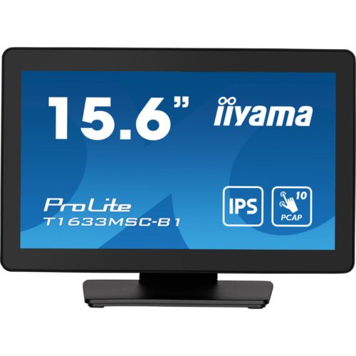 iiyama ProLite 15.6" PCAP 10 points multi-touch monitor with edge-to-edge glass and IPS panel technology - Image 2