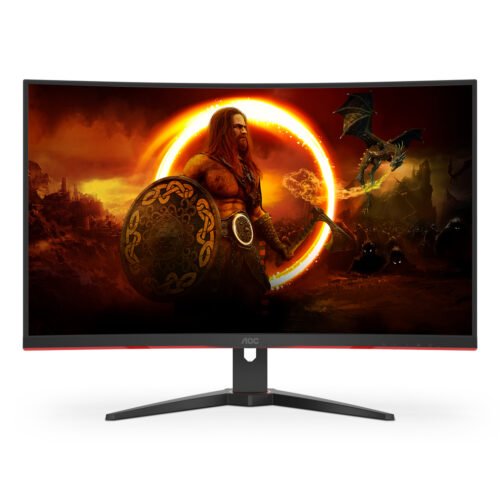 AOC G2 C32G2ZE/BK computer monitor 80 cm (31.5") 1920 x 1080 pixels Full HD LED Black, Red - Image 9