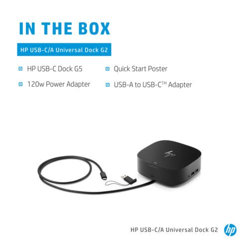 HP USB-C/A Universal Dock G2 - Image 10