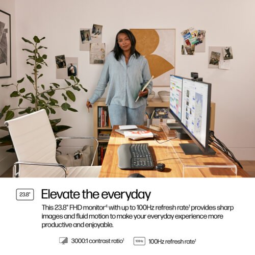 HP Series 3 Pro 23.8 inch FHD Monitor - 324pv - Image 8