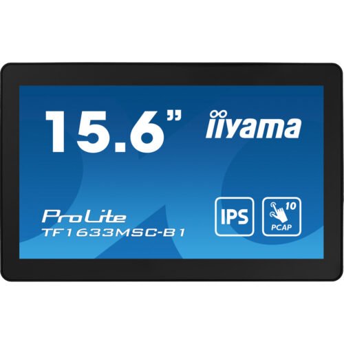 iiyama ProLite 15.6" PCAP 10 points multi-touch open frame monitor with edge-to-edge glass and IPS panel technology - Image 2