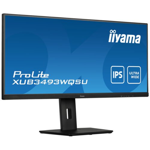 iiyama ProLite 34” IPS ultra-wide screen with height adjustable stand - Image 4