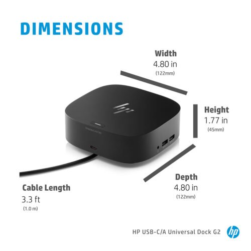 HP USB-C/A Universal Dock G2 - Image 11