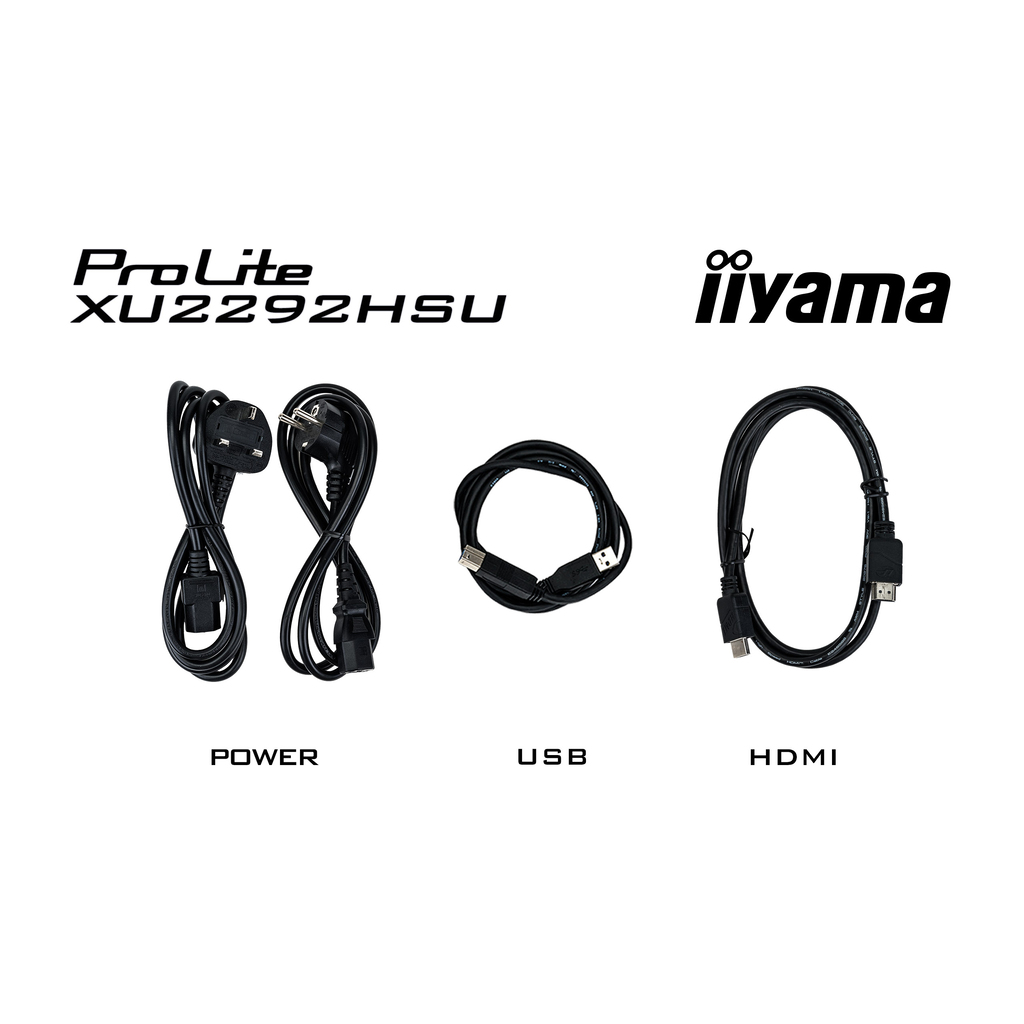 iiyama ProLite XU2292HSU-B6 computer monitor 54.6 cm (21.5") 1920 x 1080 pixels Full HD LED Black - Image 2