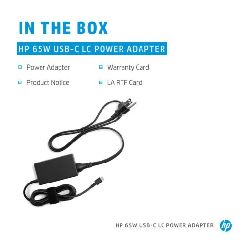 HP 65W USB-C LC Power Adapter - Image 4
