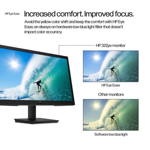 HP Series 3 Pro 21.45 inch FHD Monitor - 322pv - Image 8