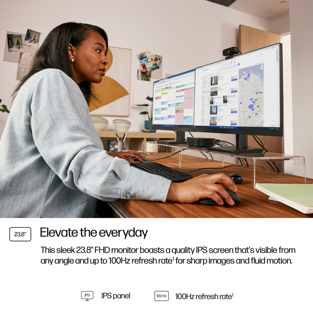 HP Series 3 Pro 23.8 inch FHD Monitor - 324pf - Image 9