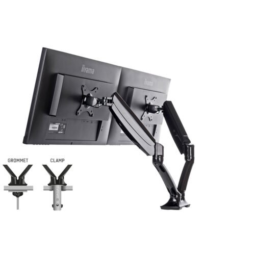iiyama Sleek and stylish dual gas spring arm - Image 6