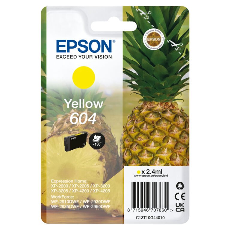 Epson 604 ink cartridge 1 pc(s) Original Standard Yield Yellow