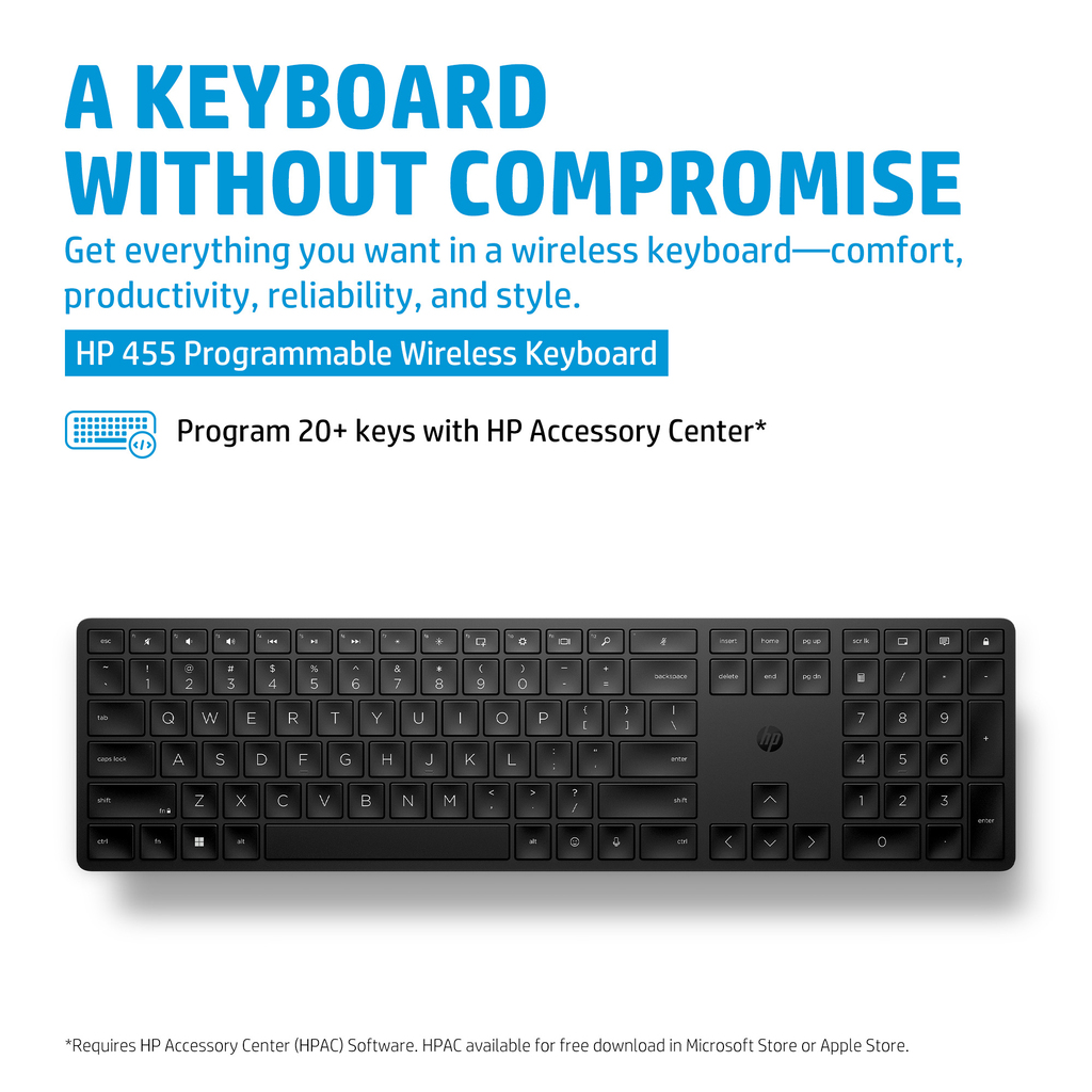 HP 455 Programmable Wireless Keyboard - Image 6